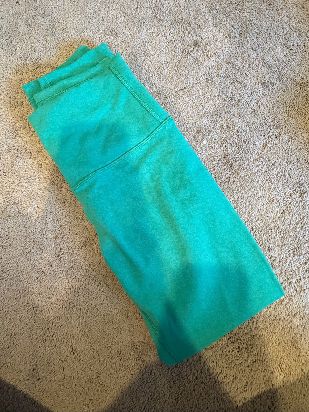 lululemon Teal/Green High-Rise Leggings 25”